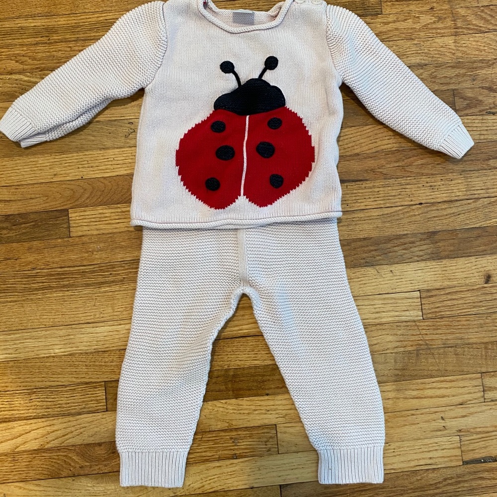 Hanna Andersson Lady Bug Set 2T